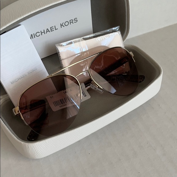 Authentic Michael Kors Blair Aviator Sunglasses